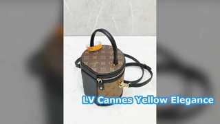 LV Cannes Tasche Gelbes Monogramm im Luxusstil