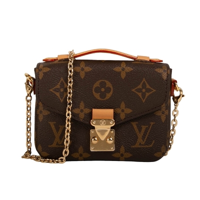 Quer- Leichensack Mini Designer Monogram Bag Micros Metis LV Brown