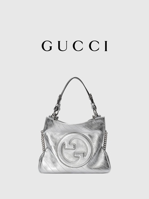 Gucci Blondie kleiner Tote Bag Luxury Silver White brandmarkte Damen Handtasche