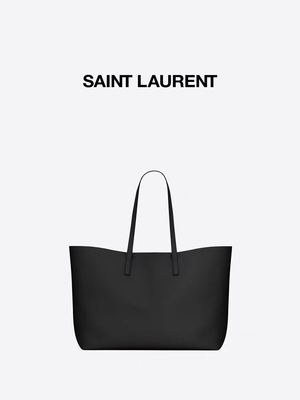 1.4lb maserte lederne gebrandmarkte Damen die Ost-West Handtaschen-Schwarzes YVES SAINT LAURENT-Kalbsleder-Tasche