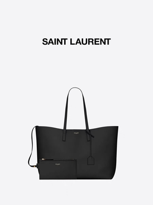 1.4lb maserte lederne gebrandmarkte Damen die Ost-West Handtaschen-Schwarzes YVES SAINT LAURENT-Kalbsleder-Tasche
