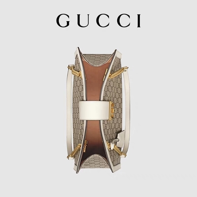 Vorhängeschloss-Umhängetasche-Medium-Oberstes Segeltuch GG Gucci fertigte besonders an