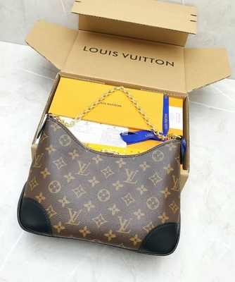 Eingebranntes Monogramm Boulogne Soems Schwarzes sacken die Geldbeutel-Handtaschen 2way Louis Vuitton M45831 der Frauen ein
