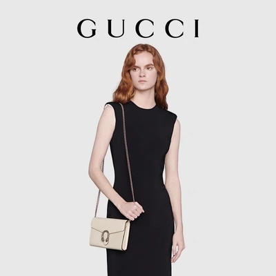 Schließung 60cm Damen-GUCCI Dionysus Mini Leather Chain Bag Snap
