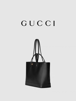 GUCCI Ophidia brannte Umhängetasche kleines mittleres gekörntes ledernes Schwarzes ein