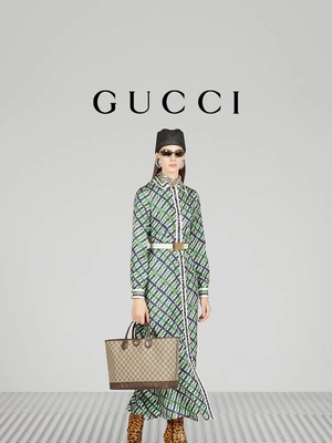 GUCCI Ophidia brannte Umhängetasche kleines mittleres gekörntes ledernes Schwarzes ein