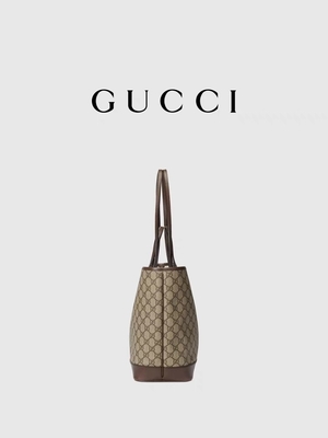 GUCCI Ophidia brannte Umhängetasche kleines mittleres gekörntes ledernes Schwarzes ein