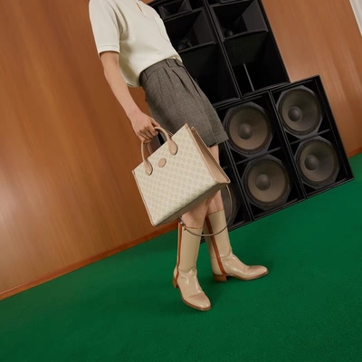Kleine Oberste Gucci-Segeltuch-Umhängetasche Tote With Interlocking G