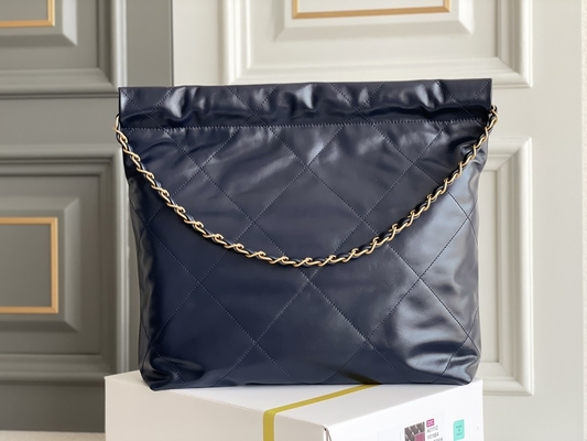 Marine Chanel 22&quot; des Kalbsleder-22S Abfall-Taschen-“ kleines Handtasche ODM