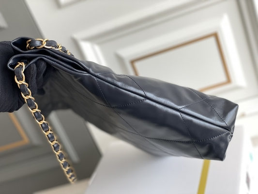Marine Chanel 22&quot; des Kalbsleder-22S Abfall-Taschen-“ kleines Handtasche ODM