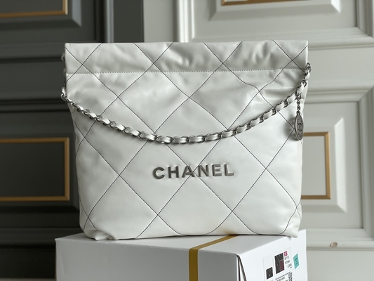Marine Chanel 22&quot; des Kalbsleder-22S Abfall-Taschen-“ kleines Handtasche ODM