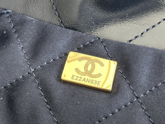 Marine Chanel 22&quot; des Kalbsleder-22S Abfall-Taschen-“ kleines Handtasche ODM