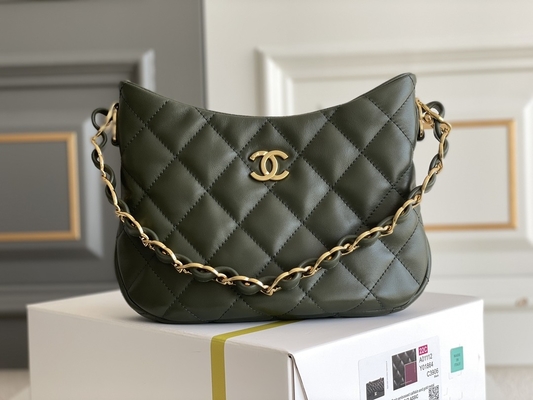 Landstreicher-Achselhöhlen-Hippie Tote Bag Shoulder Bag Chanels AS3562 kleine Autumn Winter 2022