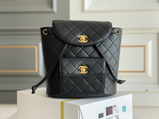 Chanel Leather Flap Designer Brand wandern Diamond Quilted For Women 1994-1996