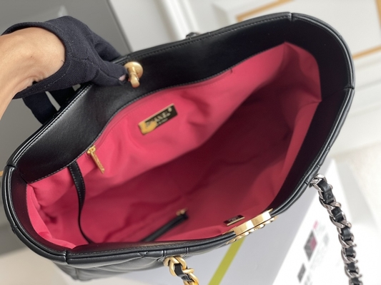 Zufällige Lammfell-Chanel Classic Lambskin Bag Plain-Parteibüro-Art
