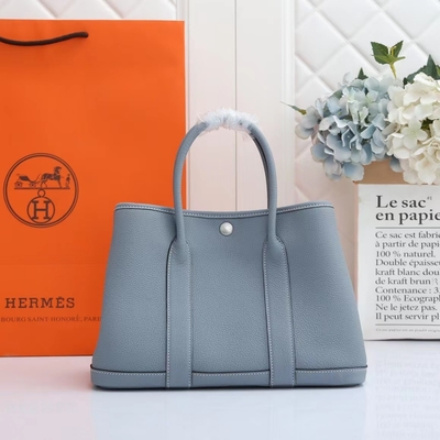 Bougainvillier-Stempel Preloved brannte Tasche Hermes Negonda Garden Party 30 ein