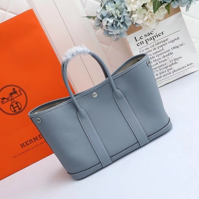 Bougainvillier-Stempel Preloved brannte Tasche Hermes Negonda Garden Party 30 ein