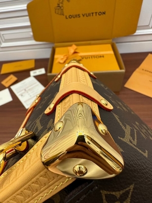 Segeltuch-Louis Vuittons LV Browns Presbyopic Seitentaschen-Koffer des stamm-Monogramm-P.M.