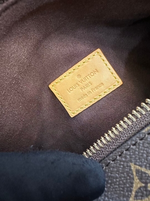 Segeltuch-Louis Vuittons LV Browns Presbyopic Seitentaschen-Koffer des stamm-Monogramm-P.M.