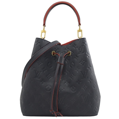 LV Colorblock brandmarkte Damen Eimer-Tasche der Handtaschen-NÉONOÉ Millimeter gekörntes Leder