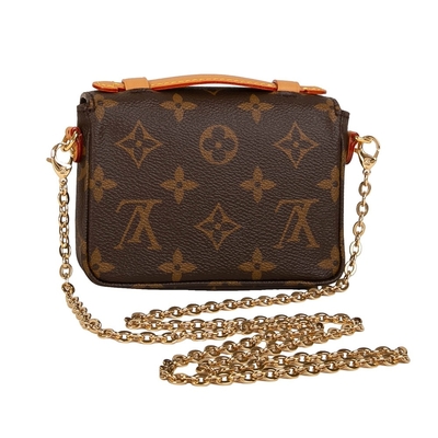 Quer- Leichensack Mini Designer Monogram Bag Micros Metis LV Brown