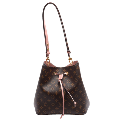 Lederne Schwarz-Monogramm-Tasche Ordnungs-Louis Vuittons NéOnoé Millimeter