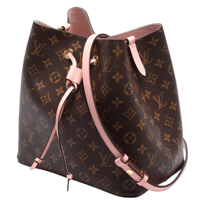 Lederne Schwarz-Monogramm-Tasche Ordnungs-Louis Vuittons NéOnoé Millimeter