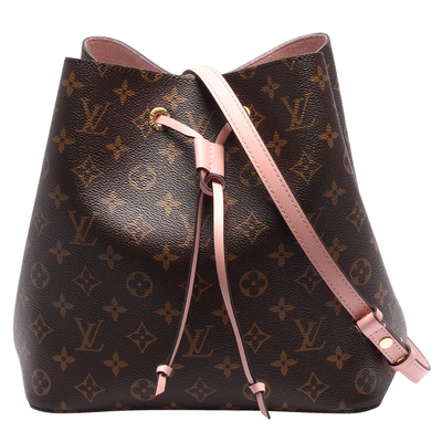 Lederne Schwarz-Monogramm-Tasche Ordnungs-Louis Vuittons NéOnoé Millimeter