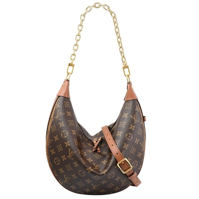 Lv-Designer-Monogram Bag Presbyopic-Halbmond-Rindleder lederner Tote Handbag