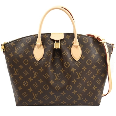 Monogramm beschichteter dunkler Kaffee Segeltuch BoéTie Millimeter Tote Bag M45987