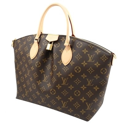 Monogramm beschichteter dunkler Kaffee Segeltuch BoéTie Millimeter Tote Bag M45987