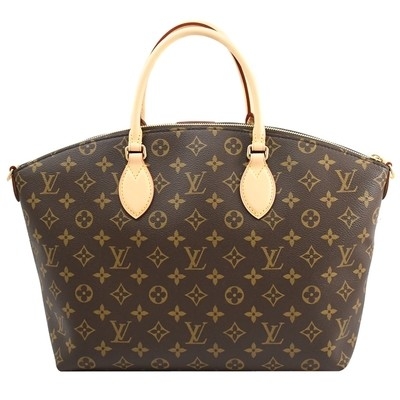 Monogramm beschichteter dunkler Kaffee Segeltuch BoéTie Millimeter Tote Bag M45987