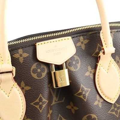 Monogramm beschichteter dunkler Kaffee Segeltuch BoéTie Millimeter Tote Bag M45987