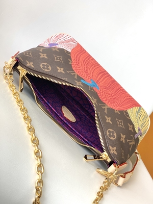 Taschen-überzogenes Segeltuch Monogramm LV Boulogne mit Kürbis-Druck
