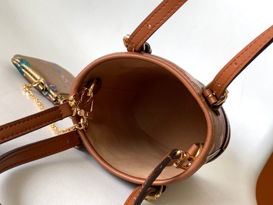 Metallische Blume Louis Vuitton Neverfull Bucket Bags M81724
