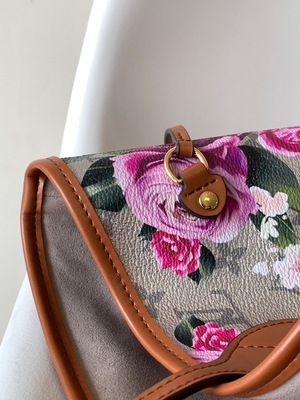 Blumenmuster-Silber Louis Vuitton Large Never Full M21352