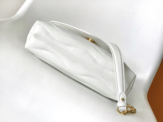 LV Preloved brannte Tasche M58549 New Wave Kettentasche ein