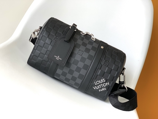 Schachbrett-Bote Bag des LV Keepall BandoulièRe 25 der gebrandmarkten Männer