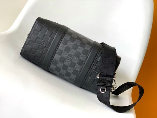 Schachbrett-Bote Bag des LV Keepall BandoulièRe 25 der gebrandmarkten Männer