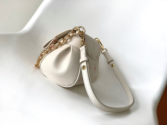 Lieblingsleder creme-Mini Sling Bag Brandeds LV Rose Trianon Two Monogram Empreinte