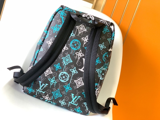 Mehrfarbengraffiti-Taschen-Grün entdeckungs-Designer-Brand Backpacks LV