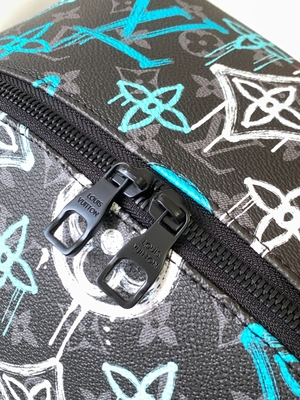 Mehrfarbengraffiti-Taschen-Grün entdeckungs-Designer-Brand Backpacks LV