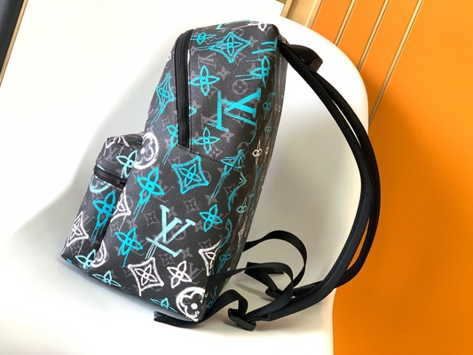 Mehrfarbengraffiti-Taschen-Grün entdeckungs-Designer-Brand Backpacks LV