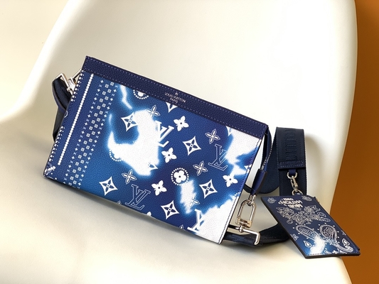 Kleine Geldbörsen-doppelter Reißverschluss Gaston Louis Vuitton LV Pochette tragbar 