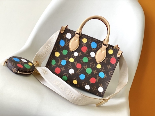 Monogramm LV X Yayoi Preloved Branded Bag Kusama OnTheGoMM Mehrfarben