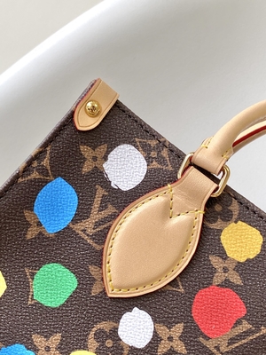 Monogramm LV X Yayoi Preloved Branded Bag Kusama OnTheGoMM Mehrfarben