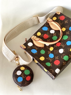 Monogramm LV X Yayoi Preloved Branded Bag Kusama OnTheGoMM Mehrfarben