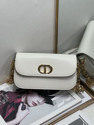 Taschen-weiße lederne Gewohnheit der Damen-Dior Micro Montaigne 30