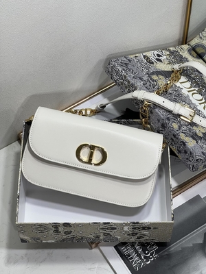 Taschen-weiße lederne Gewohnheit der Damen-Dior Micro Montaigne 30