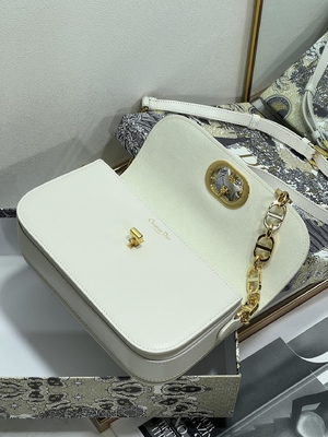 Taschen-weiße lederne Gewohnheit der Damen-Dior Micro Montaigne 30